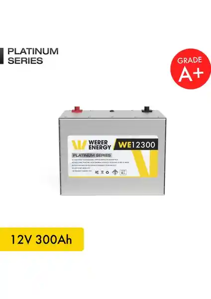 Werer Energy 12V 300Ah LiFePO4 Bluetooth Akü Yenilikçi ve Güçlü Enerji Depolama Çözümü