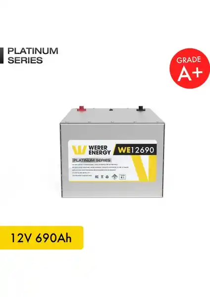 Werer Energy 12V 690Ah LiFePO4 Akü ile Güçlü ve Güvenilir Enerji Depolama Çözümü