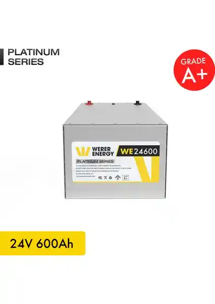 Werer Energy 24V 600Ah LiFePO4 Akü: Güvenilir ve Çevre Dostu Enerji Depolama Çözümü