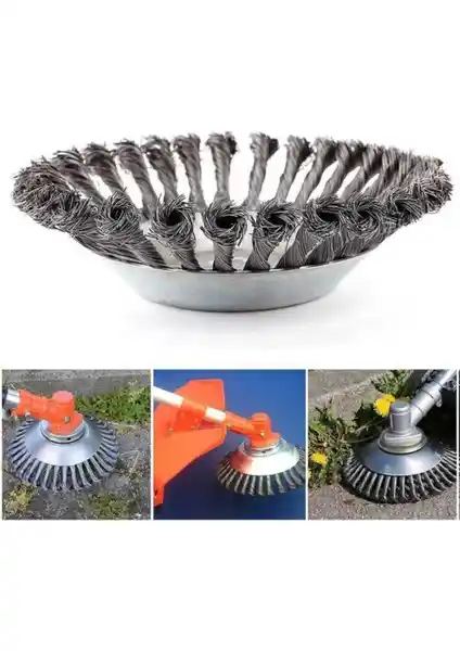 Whell Motorlu Tırpan Çelik Fırça Başlık: Bahçe ve Kenar Düzenleme İçin Dayanıklı Çözüm