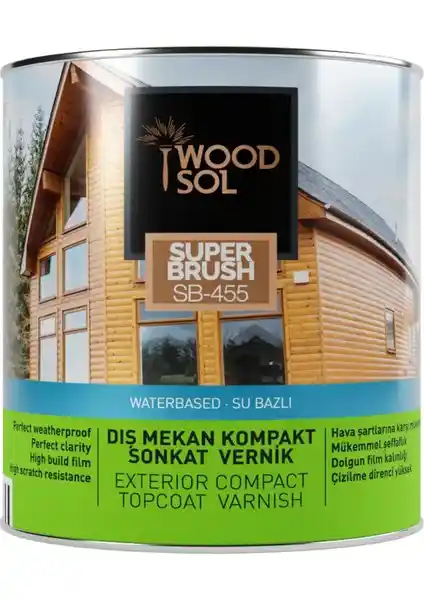 Woodsol Superbrush Sonkat İpek Mat Ahşap Vernik ile Dış Mekan Ahşap Koruma ve Estetik Çözüm
