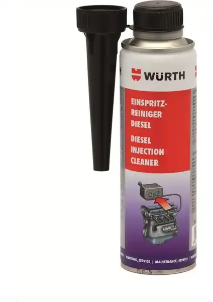 Würth Dizel Enjektör Temizleyici 300 ml ile Motor Performansını Optimize Edin