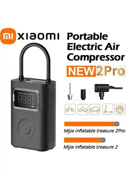 Xiaomi Taşınabilir Elektrikli Hava Kompresörü 2 Pro: Güçlü ve Çok Yönlü Şişirme Çözümü