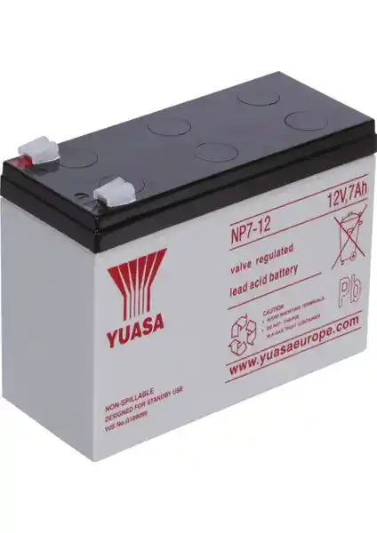 Yuasa NP 7-12 12V 7Ah Bakımsız Kuru Akü: Güç ve Güvenlik İçin En İyi Çözüm