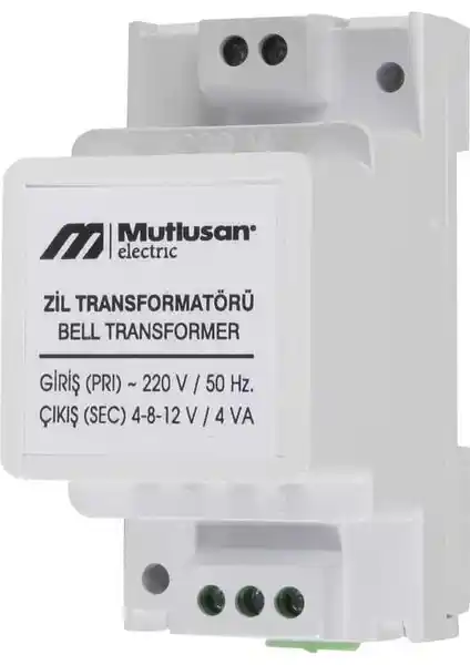 Zil Trafosu 4-12 Watt 12 Volt Raylı Trafo Mutlusan Güvenilir Elektrik Dönüştürme Cihazı