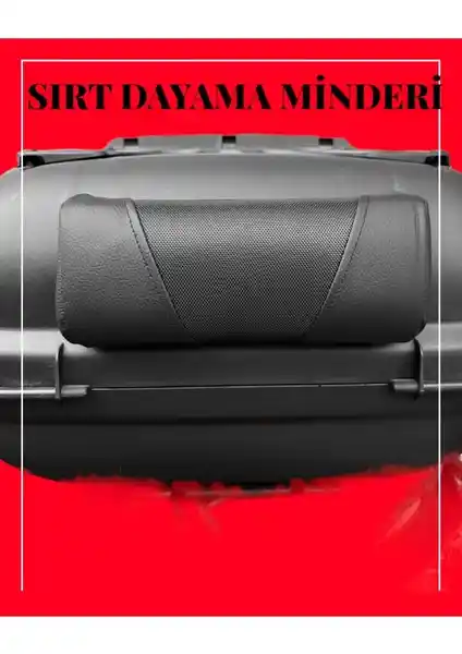 Zoli Motosiklet Topcase Çanta Sırt Dayama Minderi Dayanıklı ve Kolay Kullanımlı Tasarım