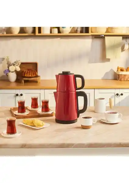 Karaca Tea Break 2 In 1 ve İnox Siyah Çelik Çay Makinesi Karşılaştırması