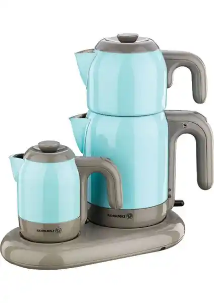 Korkmaz A353-06 Mia Çay Kahve Makinesi ve Korkmaz Çayşef InoxSatin Semaver Karşılaştırması