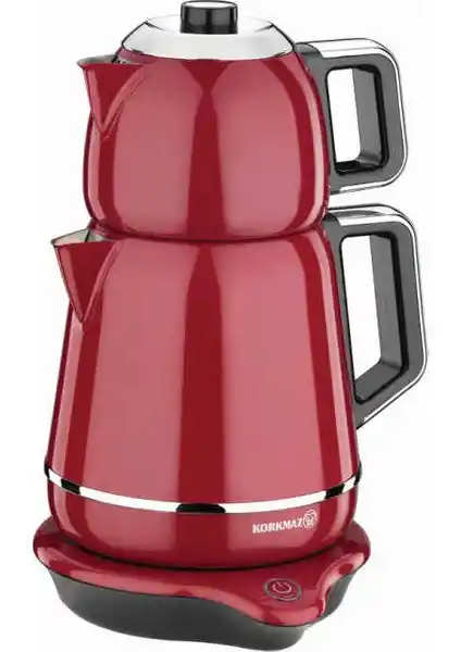 Korkmaz Demiks KırmızıKrom ve A341-04 Çaykolik Elektrikli Çaydanlık Karşılaştırması