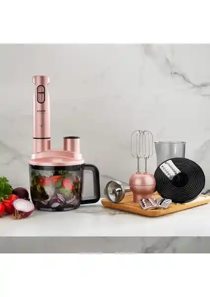 Schafer Chef Blend Mega ve Mix El Blender Setleri Karşılaştırması 1500W Güç ve Kullanım Özellikleri