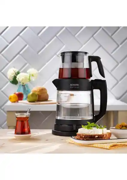 Schafer Optimal Elektrikli Çay Makinesi Karşılaştırması Siyah ve Kırmızı Modeller Özellikleri