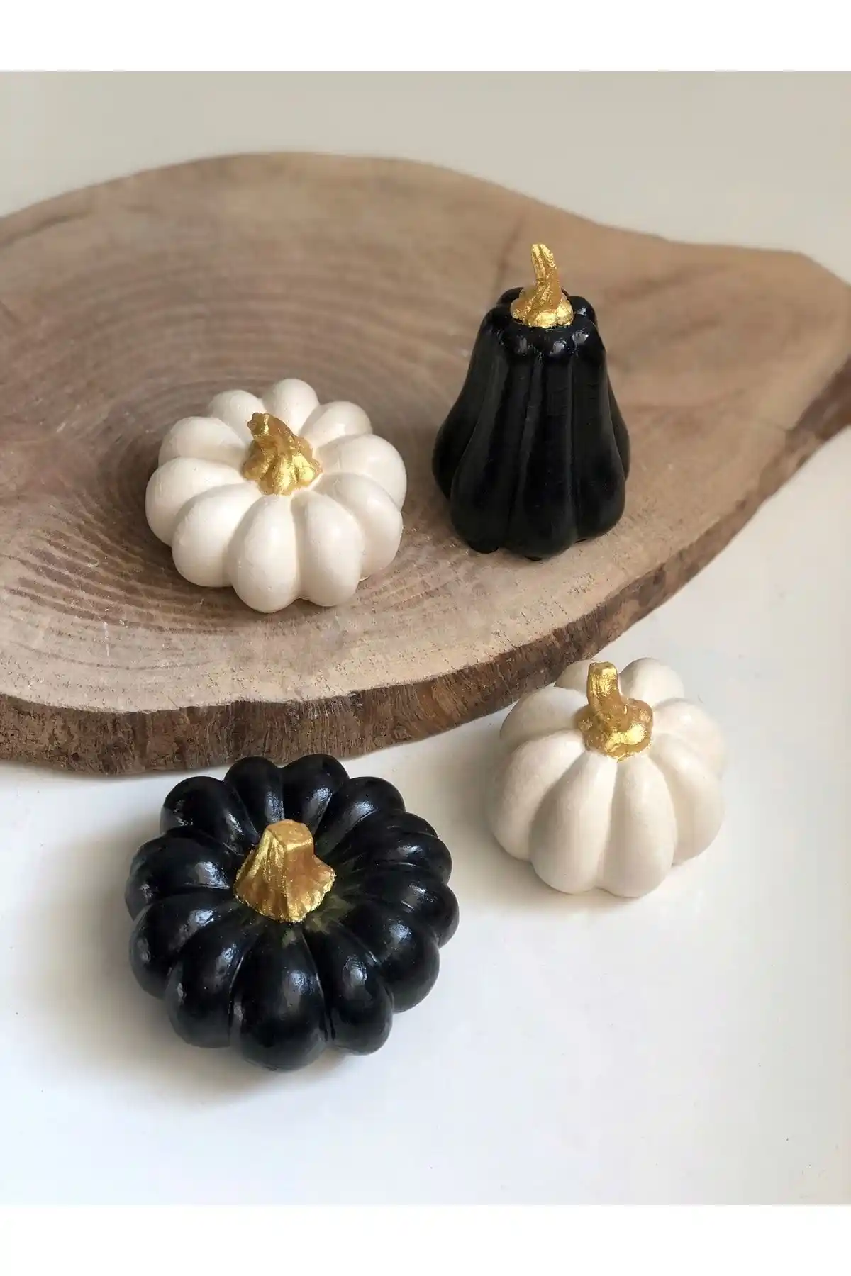 Bautinq Store Balkabağı Dekor 4'lü Kombin Set ile Evinizi Güzelleştirin