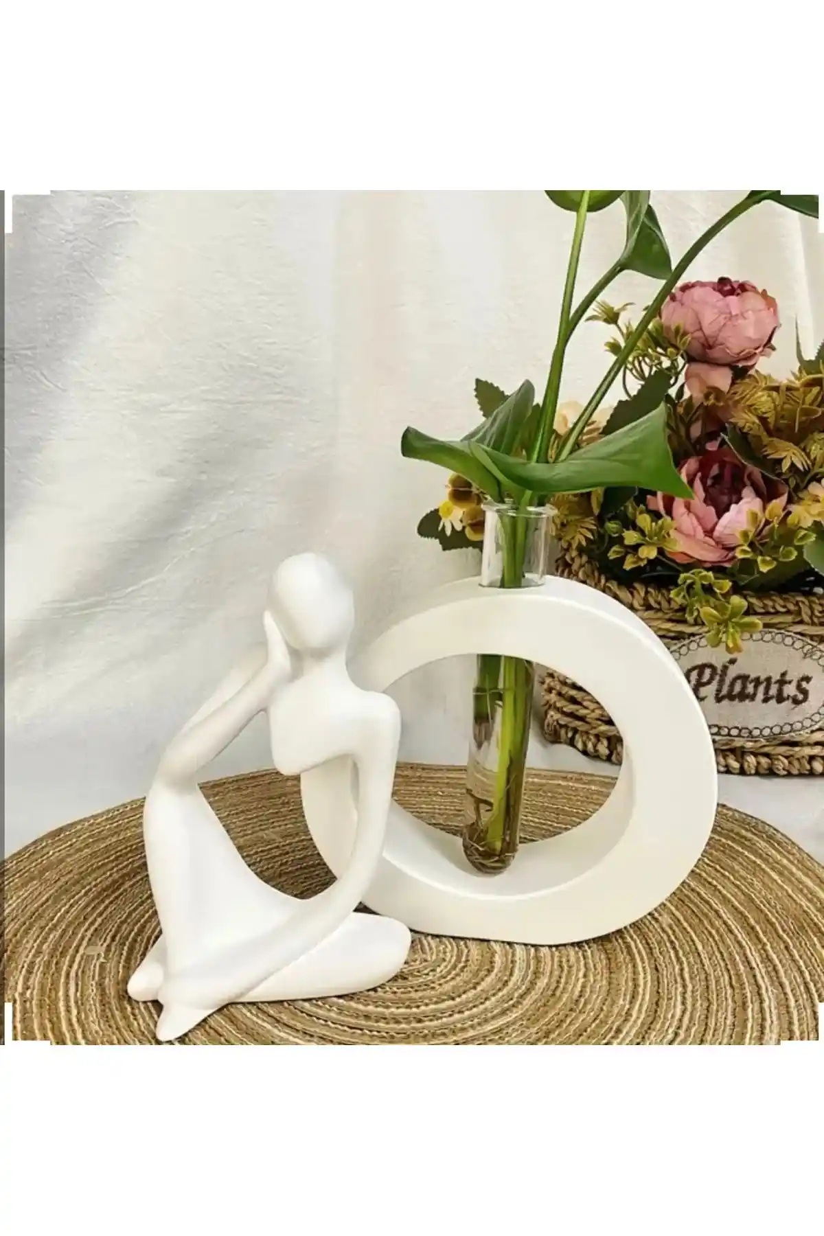 Kamber Home Dekoratif Obje Biblo Saksı ile Modern Ev Dekorasyonunuzu Tamamlayın