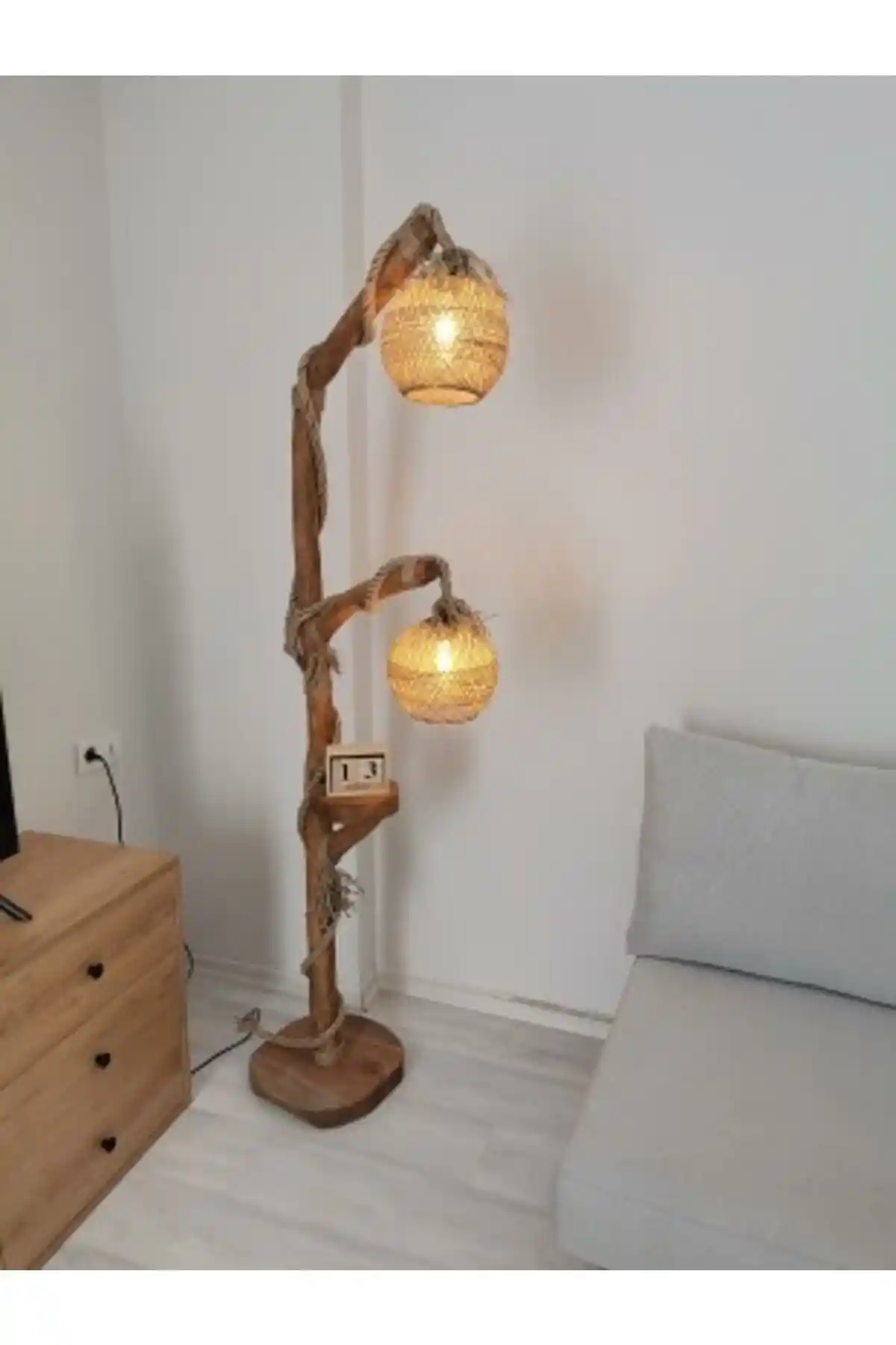 SİDRE WOOD ART Ağaç Lambader İncelemesi: Estetik ve Doğal Tasarım