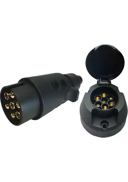 Allestock 7 Pin Römork Fişi ve Soketi Seti Güvenilir Bağlantı Çözümü