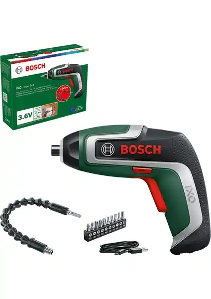 Bosch Ixo Flexi Set: Çok Yönlü ve Taşınabilir Elektrikli Vidalama Cihazı