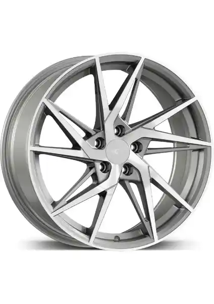 Değer FER-R02 Silver Diamond 18 İnç Alüminyum Jant Yüksek Kalite ve Modern Tasarım