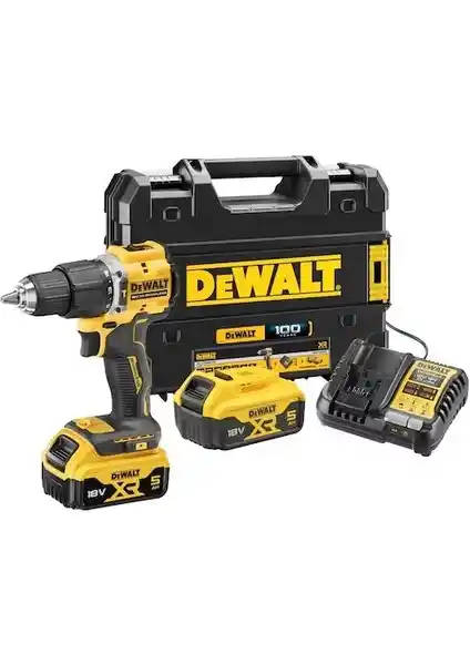 Dewalt DCD100YP2T 18V 5.0 Ah Darbeli Matkap Seti Yüksek Performans ve Dayanıklılık