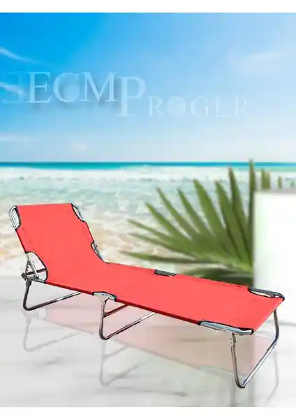 Ecm Proger Çok Fonksiyonlu Katlanabilir Sırt Ayarlı Şezlong - Dayanıklı ve Pratik Tasarım