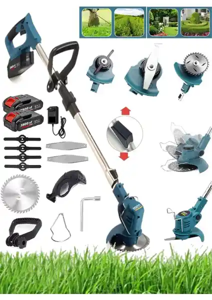 Eisenn Alman ASR 776 Gerthzonn Seri Çift Akülü Ot Çim ve Çalı Biçme Makinesi Özellikleri ve Kullanıcı Yorumları