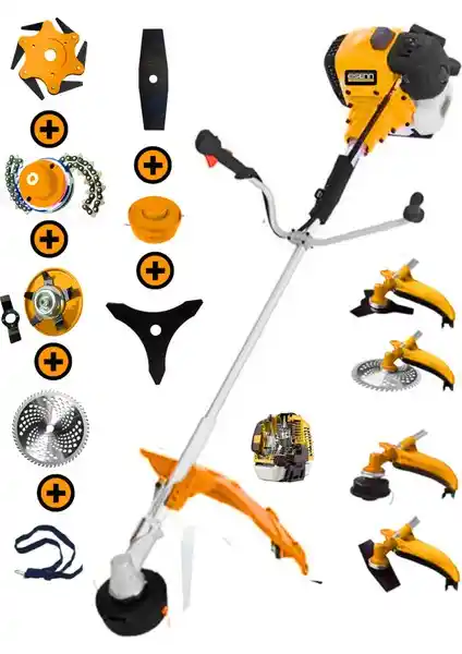 Eisenn Alman TURBO-9000 Çok Amaçlı Motorlu Bahçe ve Tarla Bakım Makinesi