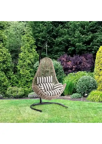 Eymense Zen İp Salıncak: Konfor ve Estetiği Bir Arada Sunan Modern Bahçe Mobilyası