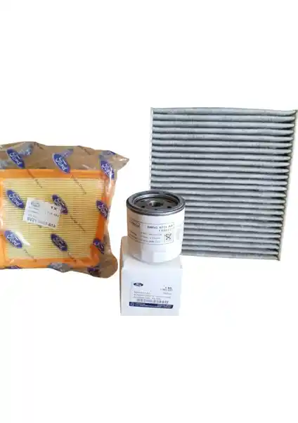 Ford Fiesta 2009-2017 Benzinli Filtre Bakım Seti Hava Yağ Polen Filtreleri