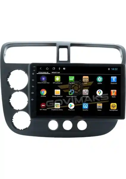 Honda Civic Vtec 2 İçin Gelişmiş Multimedya Teyp ve Navigasyon Çözümü