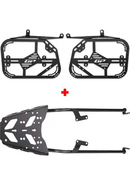 Honda NX 500 2025 Uyumlu Siyah Arka ve Yan Çanta Demiri Seti Güvenli ve Estetik Kullanım İçin