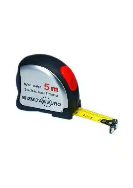 İzeltaş Metre Krom 5X19: Paslanmaz ve Dayanıklı Profesyonel Şerit Metre Tanıtımı