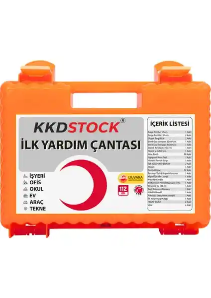 KKDSTOCK İlk Yardım Çantası Güvenlik ve Sağlık İçin Dayanıklı ve Çok Amaçlı Çözüm