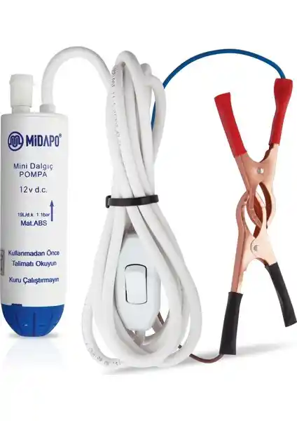 Midapo 12V Küçük Dalgıç Pompa: Yüksek Verimlilik ve Pratik Kullanım İçin Uygun Çözüm