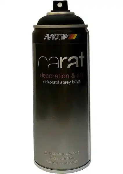 Motip Carat Siyah Sprey Boya: Dayanıklı ve Estetik Yüzey Koruma Çözümü