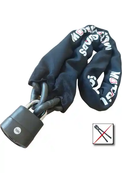 Motoguards Strong Grade 13 mm Zincir ve Yale Kilit Seti Güvenlik ve Dayanıklılık İçin