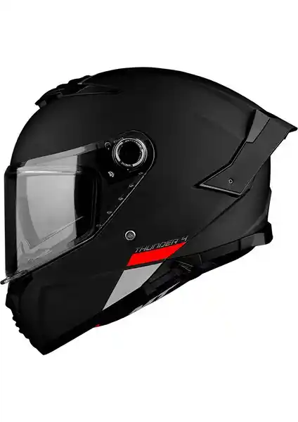 Mt Helmets Thunder 4 SV Solid A1 Mat Siyah Motosiklet Kaskı Güvenlik ve Şıklık Bir Arada