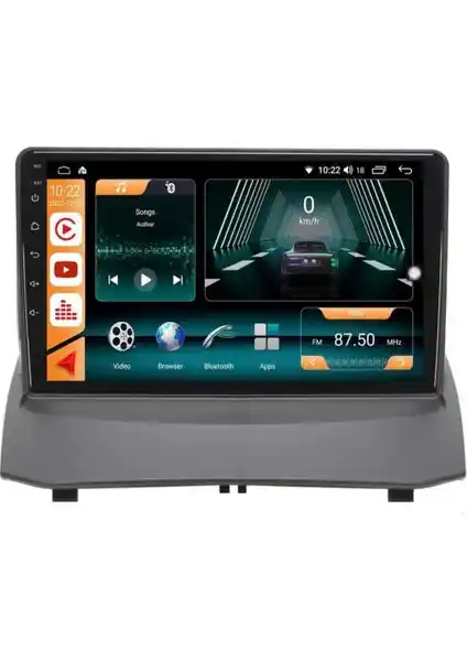 Navimex Ford Courier 2014-2023 için Android Auto ve CarPlay uyumlu multimedya sistemi