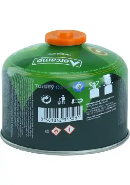 Orcamp Kartuş Tüp 230 Gr: Güçlü ve Güvenilir Yanıcı Kaynak for Kamp ve Endüstri