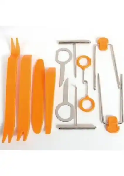 Otomobil İçin 8 Parçalı Teyp Trim Sökme Aparatı Seti Güvenli ve Kolay Kullanım