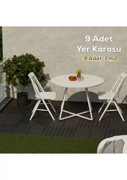 Porsima 1066 Bahçe, Balkon ve Teras Zemin Paspası: Dayanıklı ve Estetik Çözüm