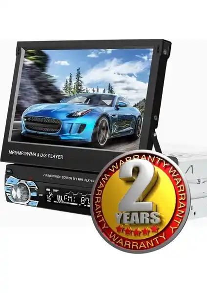 Primat 7 inç Dokunmatik Ekranlı Indash Oto Teyp: Çok Yönlü Bağlantı ve Güvenlik Özellikleri