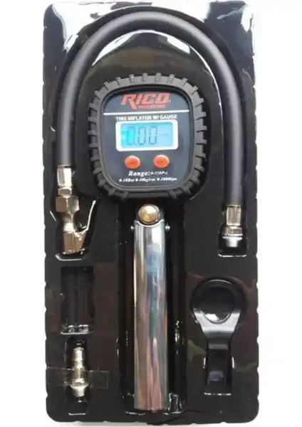 Rico Dijital Hava Saati: Otomotiv ve Lastik Bakımı İçin Hassas Ölçüm Çözümü