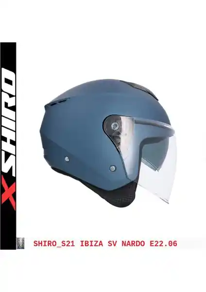 Shiro Shıro Ibıza Açık Jet Kask Güvenlik ve Konfor Sunan Modern Tasarım