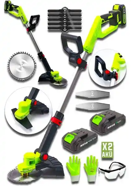 Spech Power Akülü Çim ve Ot Kenar Biçme Tırpan Makinesi Özellikleri ve Kullanım Avantajları