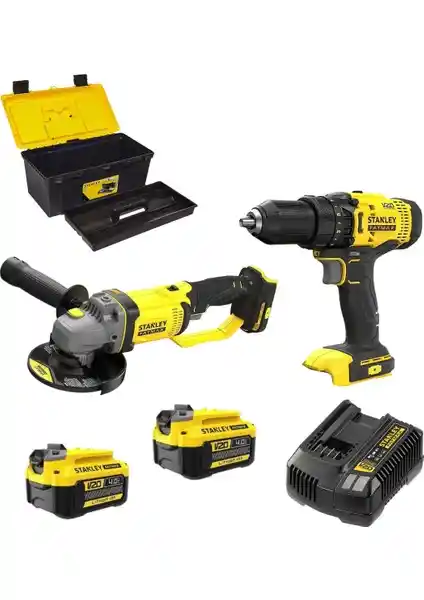 Stanley Akülü Taşlama ve Vidalama Seti: Yüksek Performans ve Dayanıklılık