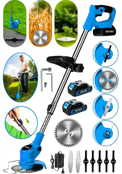 Steiner 21V Çift Akülü Tırpan ile Bahçe Bakımında Yüksek Performans ve Kolaylık