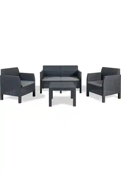Toomax Matilde 4 Kişilik Rattan Antrasit Oturma Grubu Özellikleri ve Kullanım Alanları