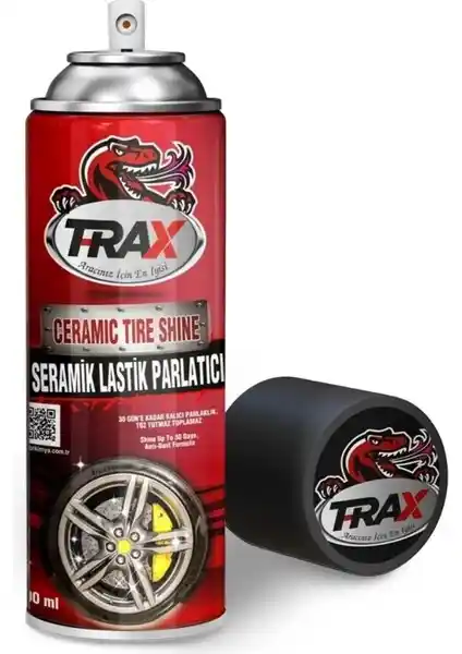 Trax Seramik Lastik Parlatıcı Aerosol ile Lastiklerinizi Koruyun ve Parlatın
