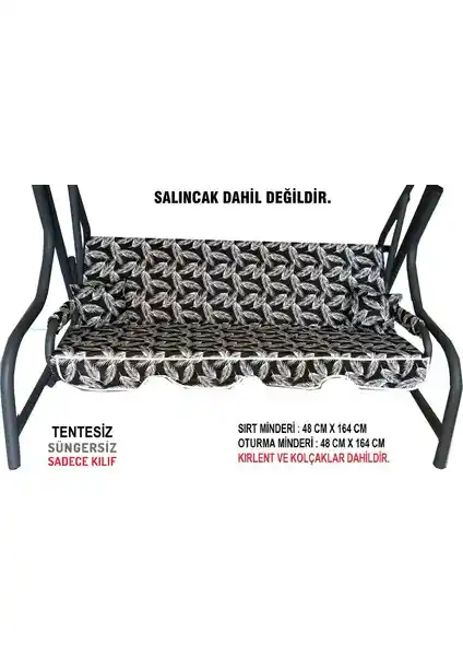 Vip Home Concept Süngersiz Salıncak Minder Seti ile Dış Mekan Konforunu Artırın