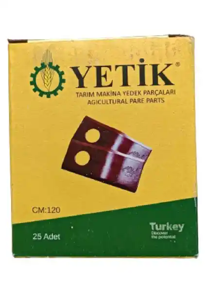 YETİK CM120 Yonca ve Çayır Biçme Bıçağı: Yüksek Performans ve Dayanıklılık