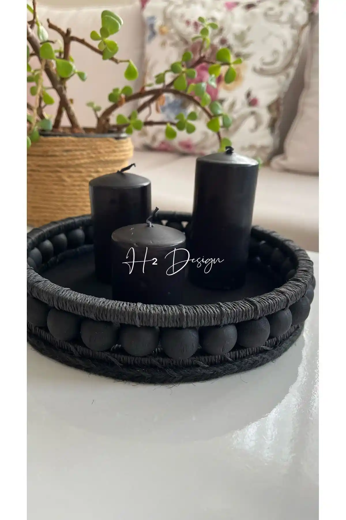 El Yapımı Dekoratif Sunum Tepsisi: Estetik ve Fonksiyonel Çözüm